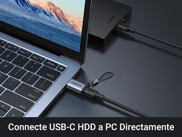 Adaptador UGREEN USB 3.0 a USB-C 3.1 Tipo C - Carga Rápida y Transferencia de Datos 5 Gbps - Imagen 14